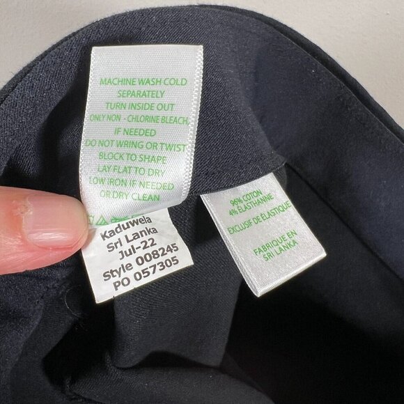 Lilly Pulitzer Merrin High-Rise Bi-Stretch Pant Size 2 Solid Black Work Office - Picture 9 of 9